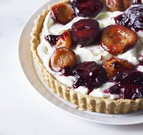 Slivova pita z maskarponejem Galbani - Galbani