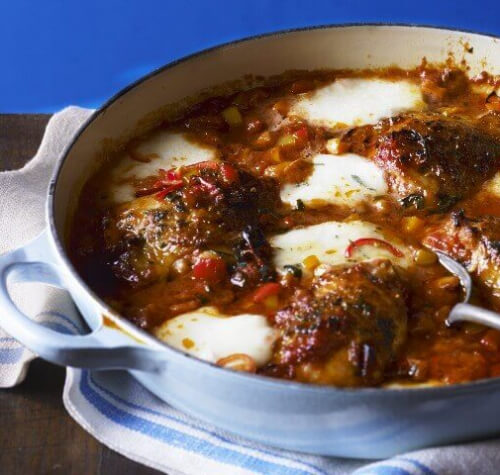 Piščanec na lovski način z Galbani mocarelo - Galbani